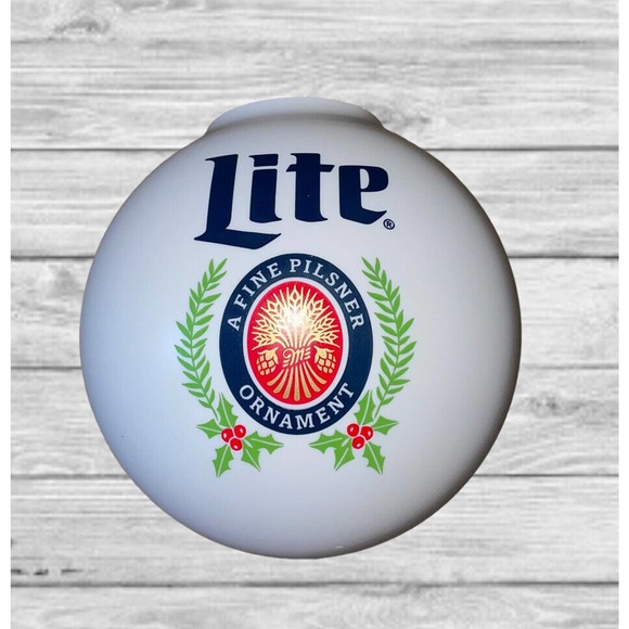 Miller Lite Holiday Miller Lite 2 Oz Beernament Pack Of 1 222 Christmas Holidays Brand New